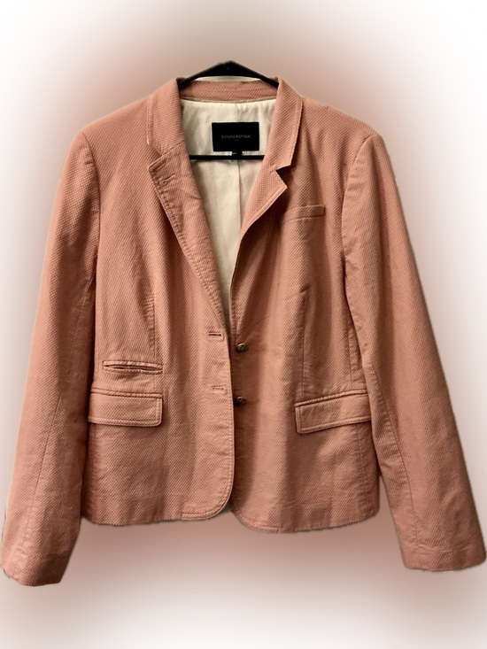 Banana Republic Jackets & Blazers - Banana Republic Factory Blush Pink Textured Blazer Size 14